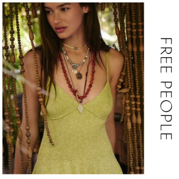 ❌SALE❌ FREE PEOPLE Tula Sweater Dress Midi Drop-Waist Lovely Dress Nwt’s-$80 - Picture 5 of 6